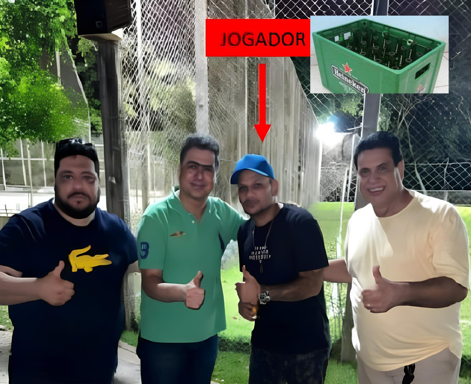 Foto polêmica do prefeito.