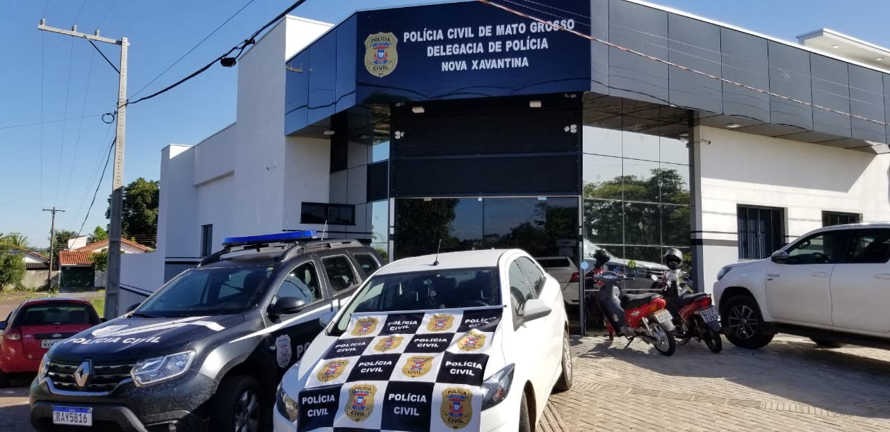 Polícia Civil de Nova Xavantina prende suspeito de furtos em flagrante, com extensa ficha criminal