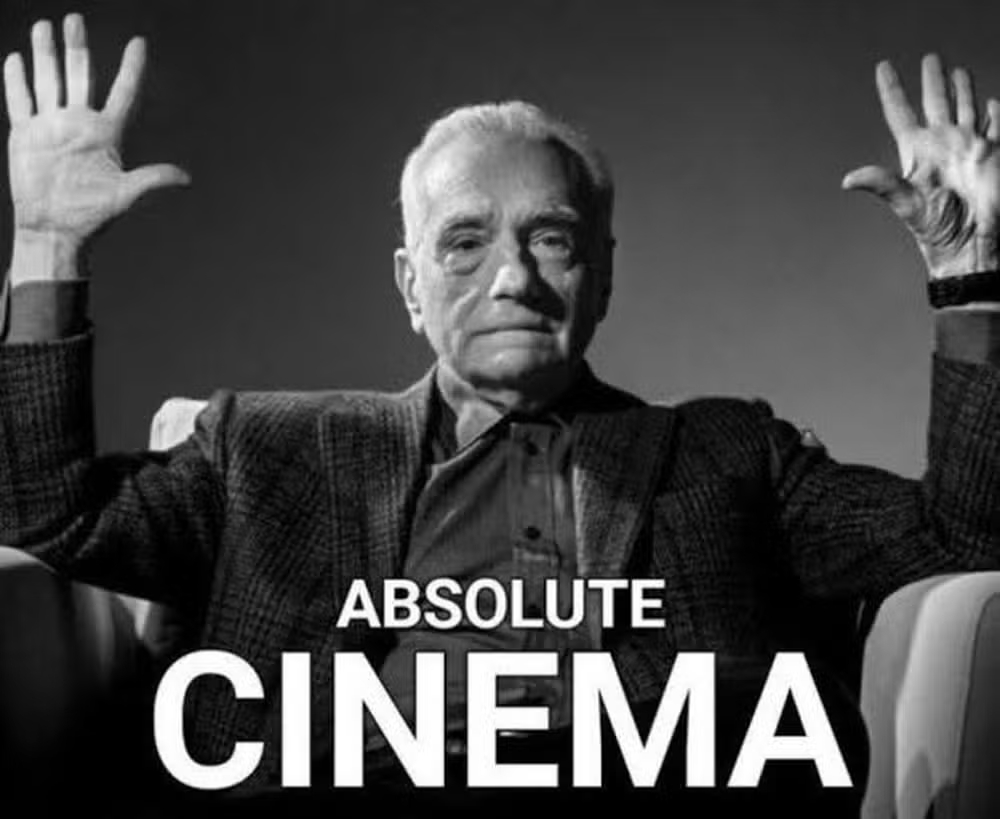 ABSOLUTE CINEMA - O famoso meme de Martin Scorsese