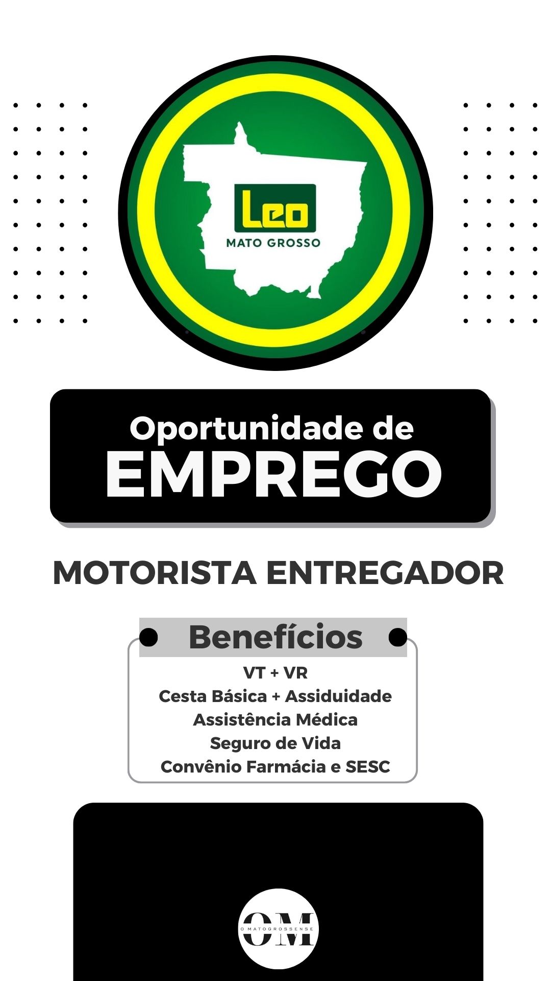 MOTORISTA ENTREGADOR