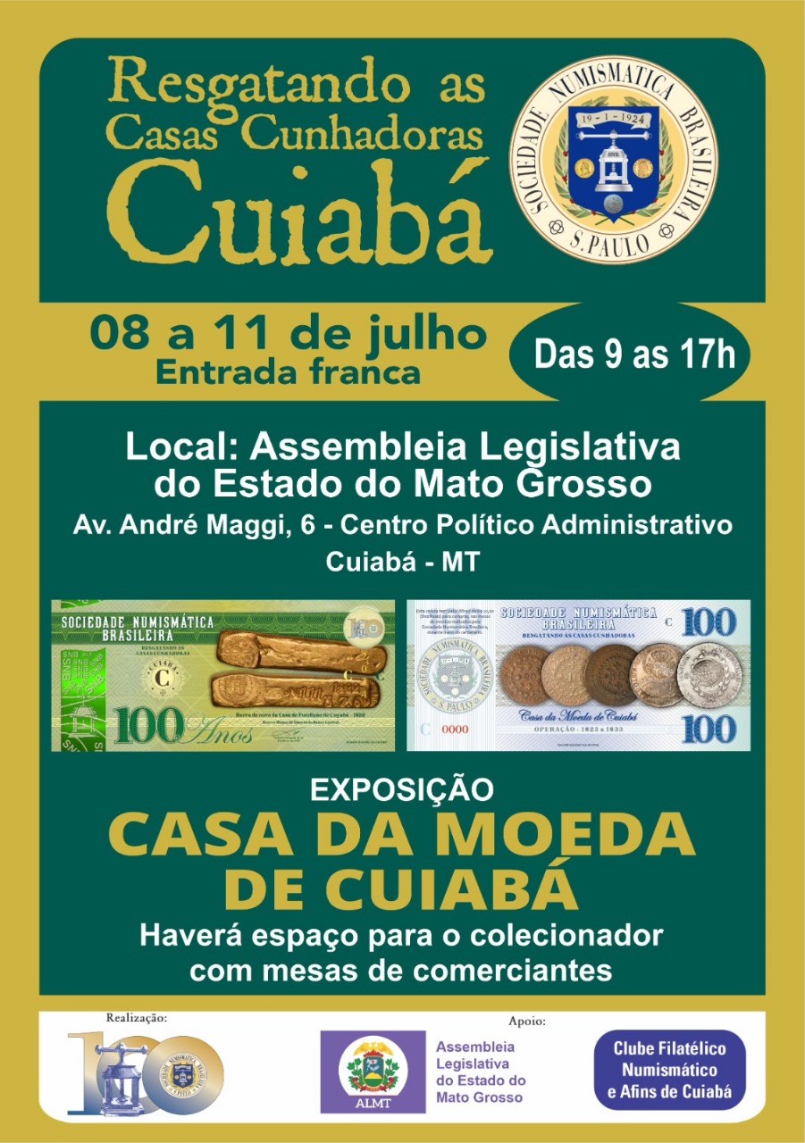 Encontro de colecionadores de selos e moedas em Cuiabá: um mergulho na história de Mato Grosso