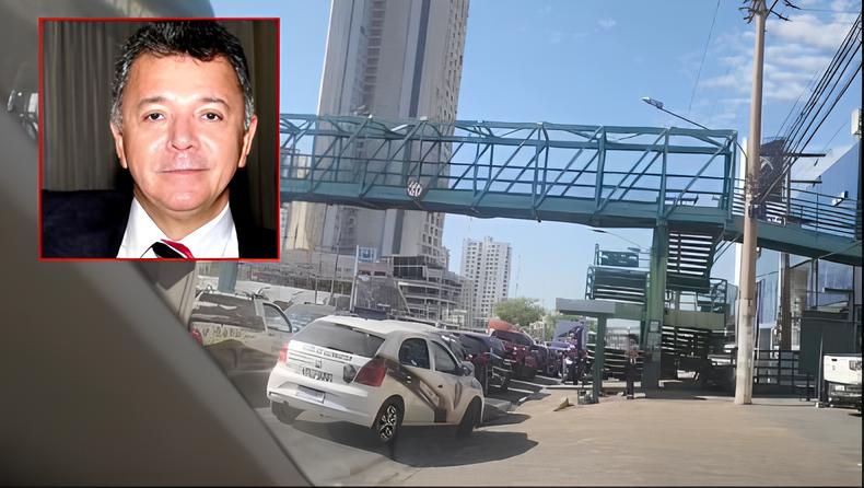 Polícia chega ao local onde ex-presidente da OAB sofreu atentado com sete tiros em frente a escritório em Cuiabá