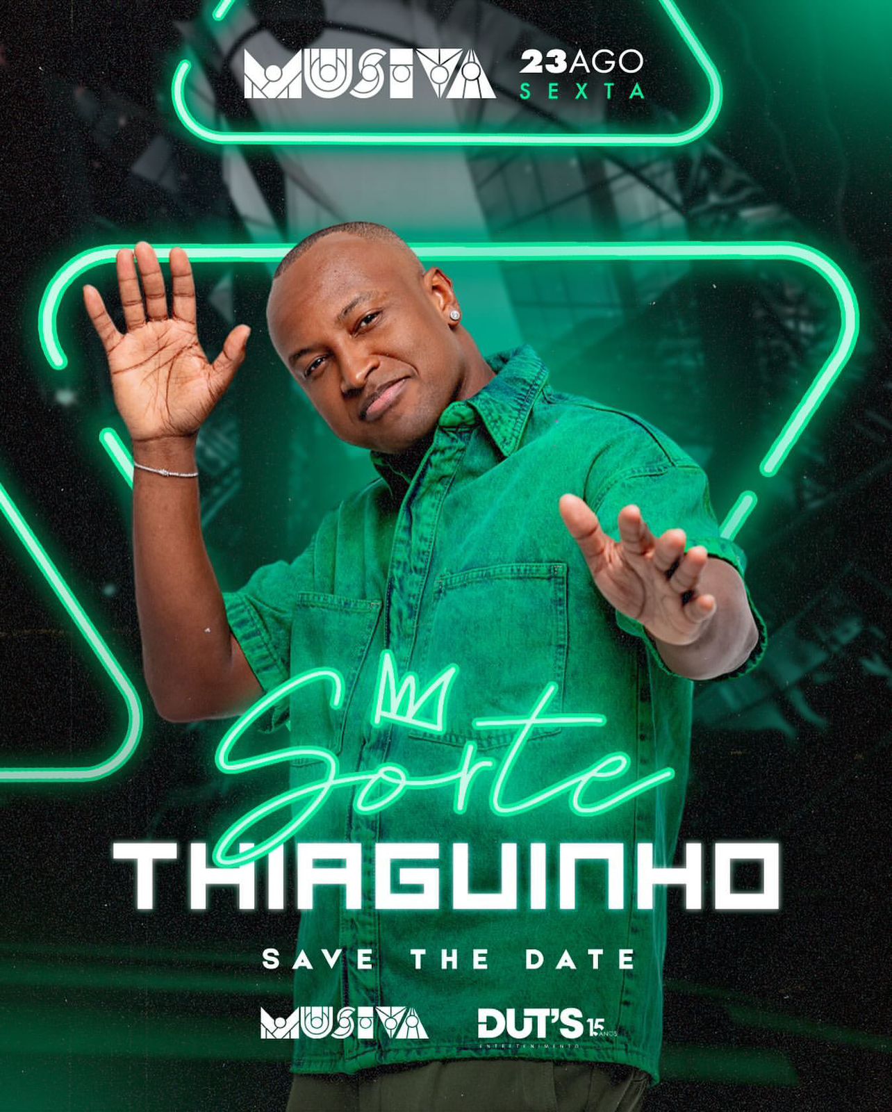 Sensacional! Thiaguinho traz turnê “Sorte” com repertório inédito a Cuiabá em agosto