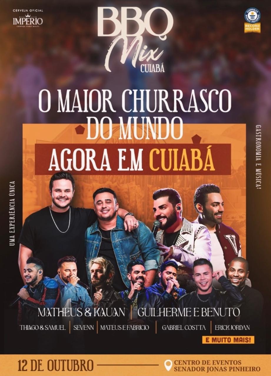 Prepare-se para o BBQ Mix; saiba como garantir seu lugar no maior do mundo e dessa vez em Cuiabá