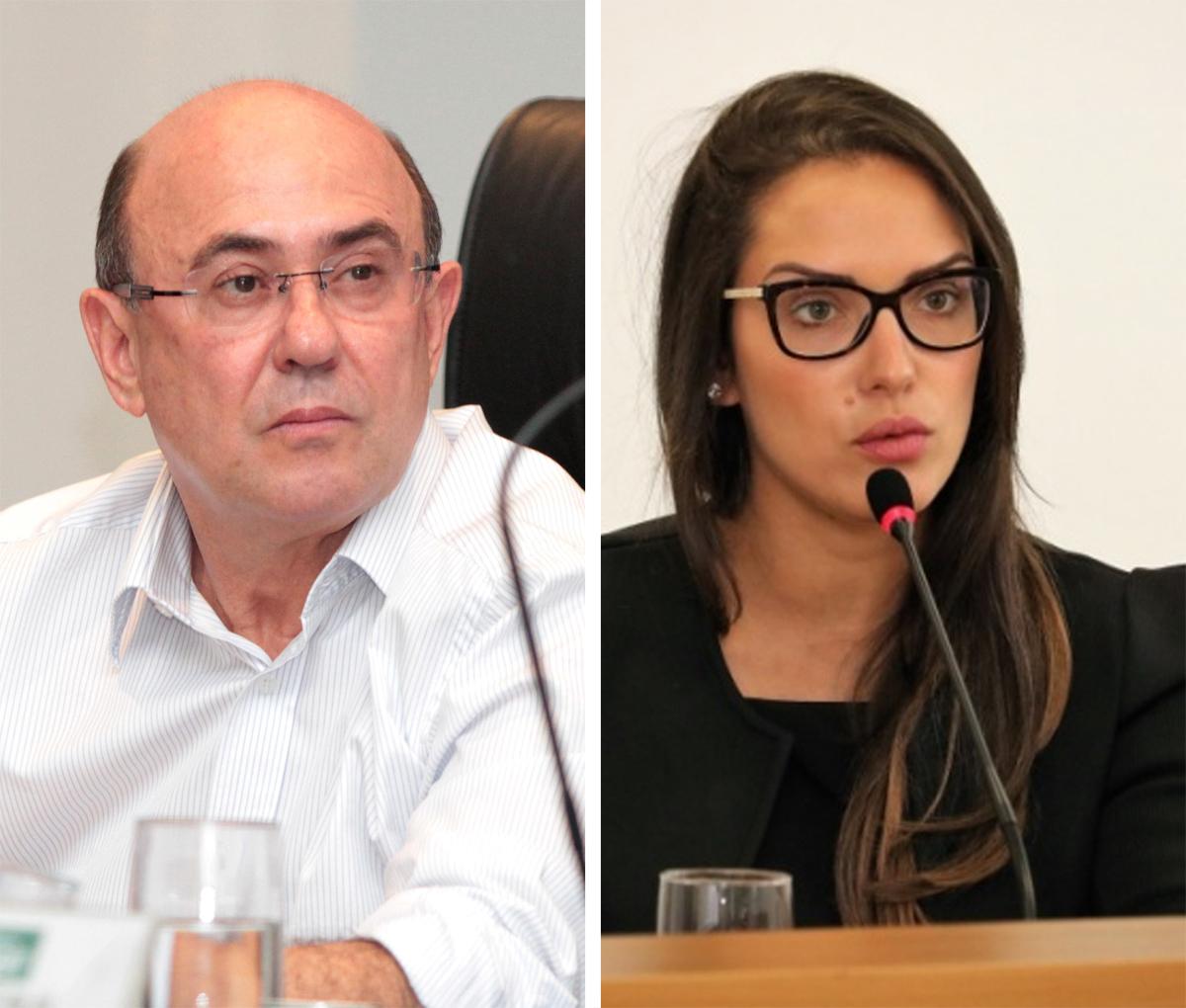 José Geraldo Riva e Janaína Riva