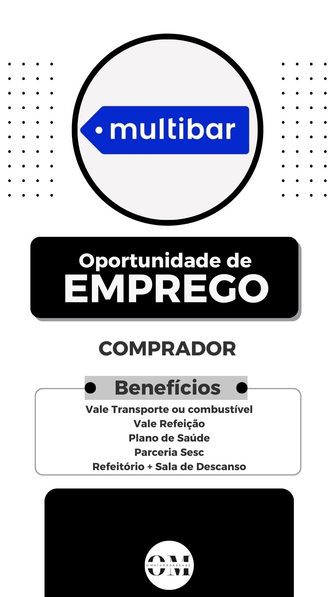 vaga de emprego na multibar