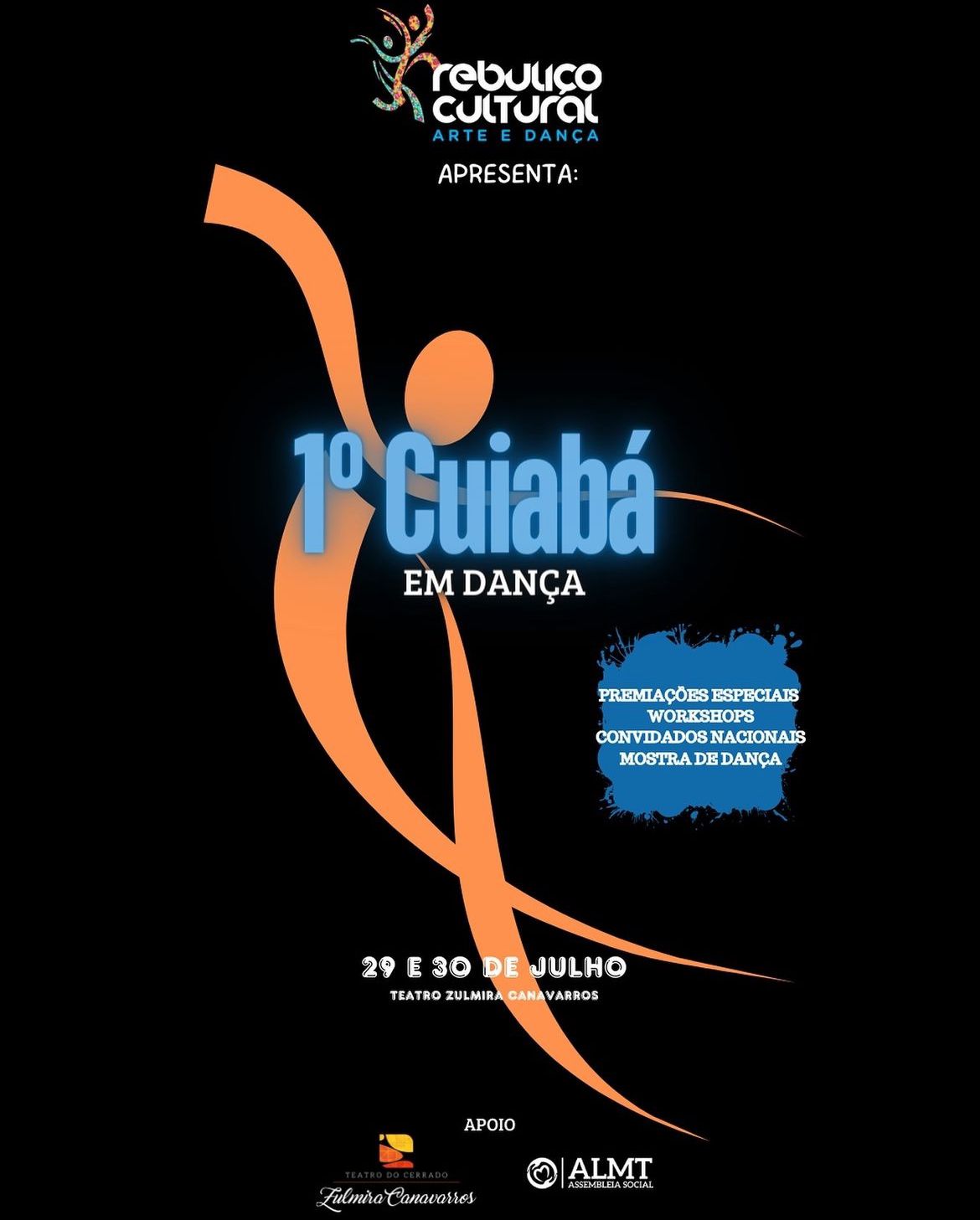 O encontro de gigantes da dança; tudo o que você precisa saber sobre o 1º Cuiabá em Dança