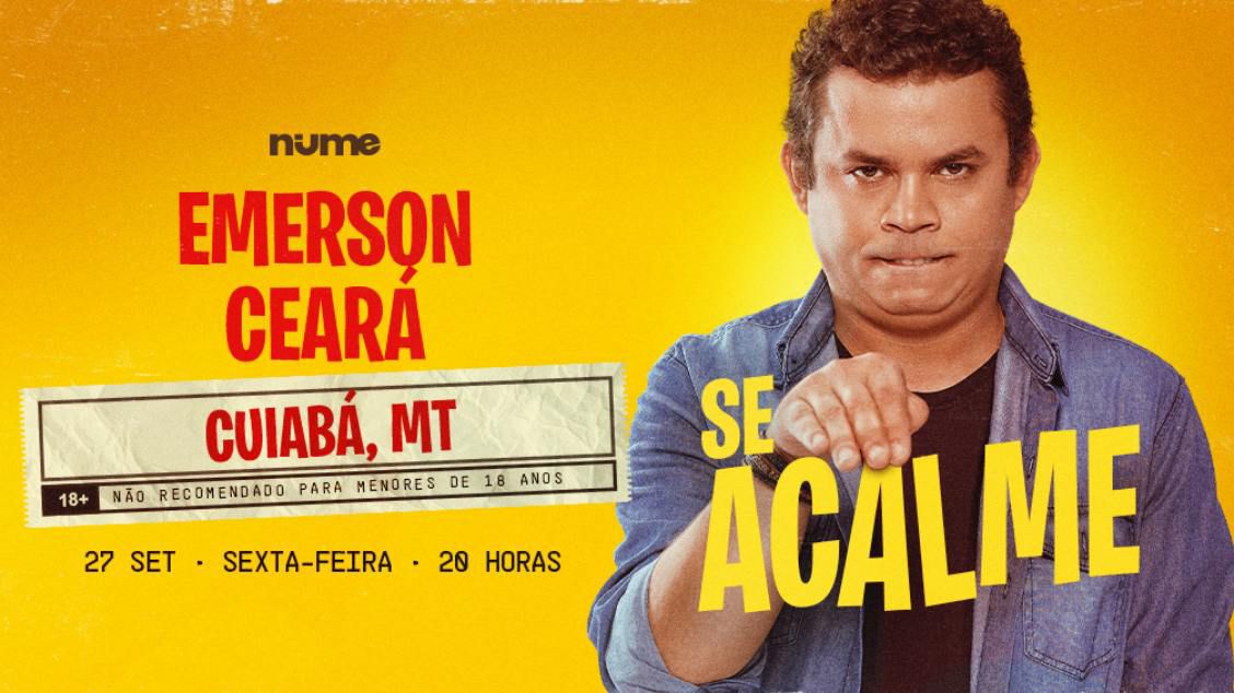 Noite de risos e provocações; O novo show de Emerson Ceará que você não pode perder
