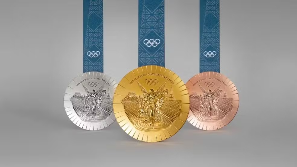 As medalhas olímpicas de Paris