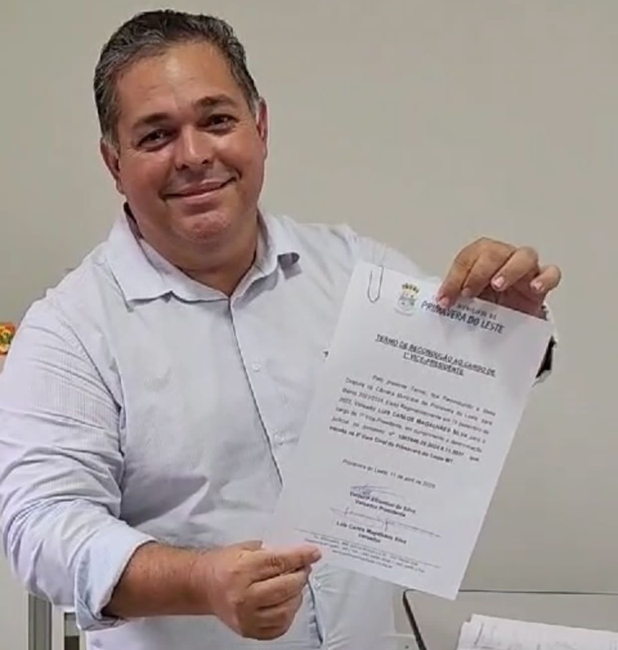 Vereador Luizinho Magalhães (PP) de Primavera do Leste