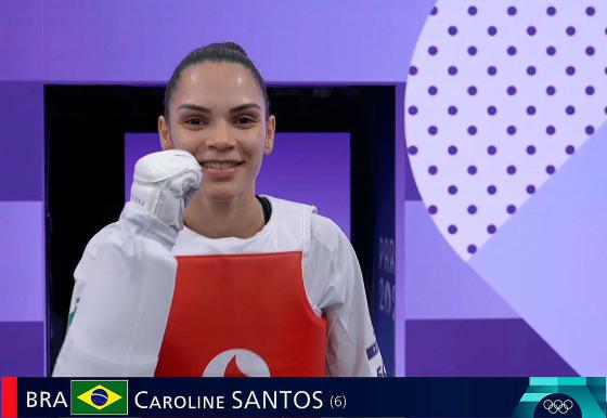 Caroline Santos, a Juma, perde nas oitavas do taekwondo