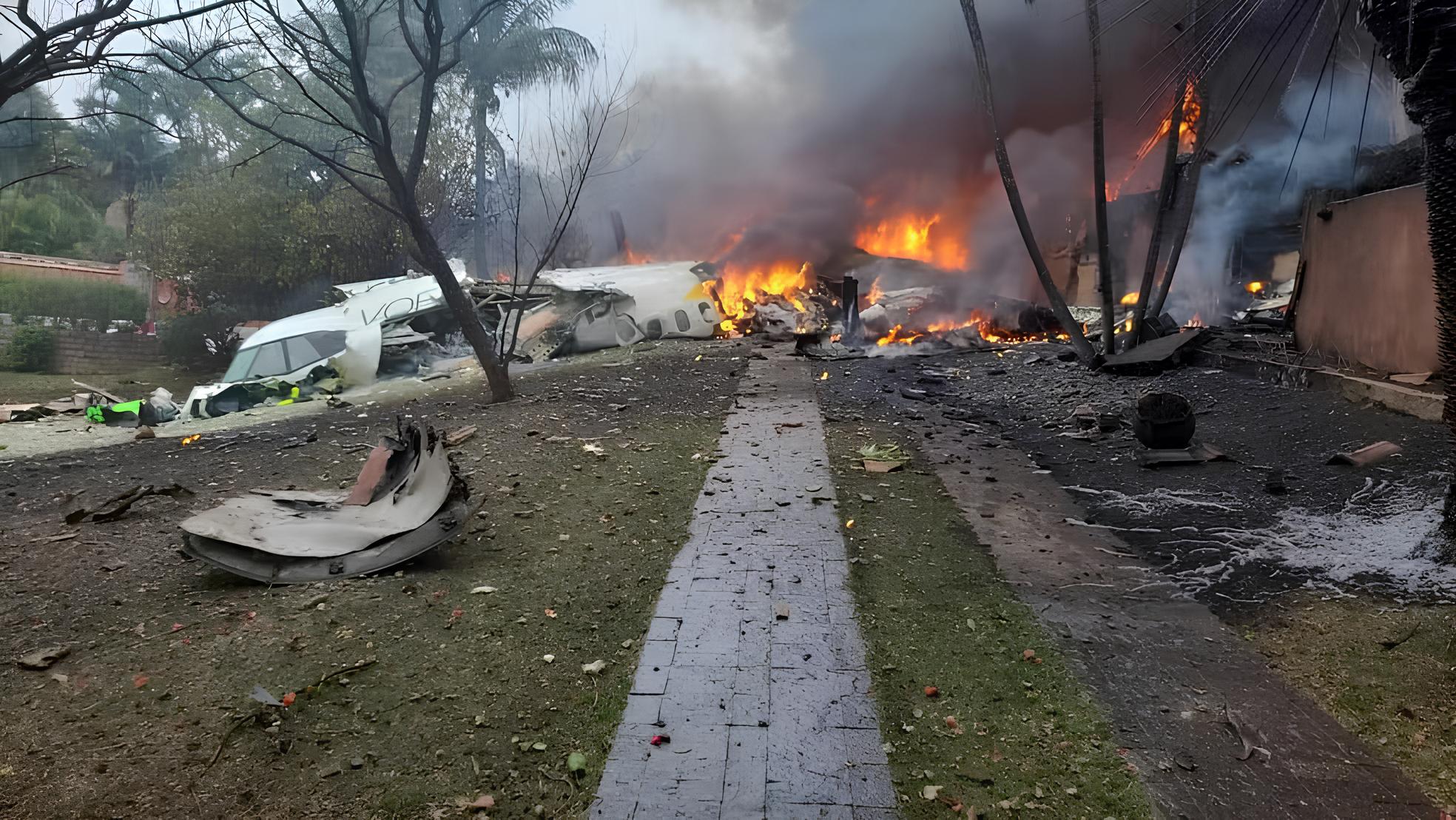 Avião com 58 passageiros cai no interior de São Paulo; equipes de resgate agem rapidamente