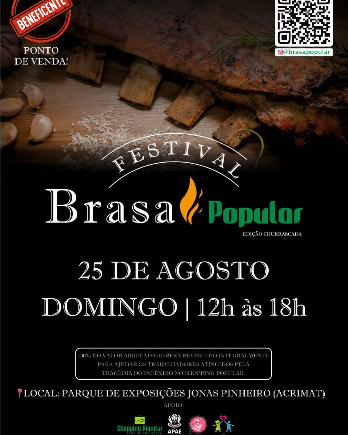 Divulgação do Festival Brasa Popular