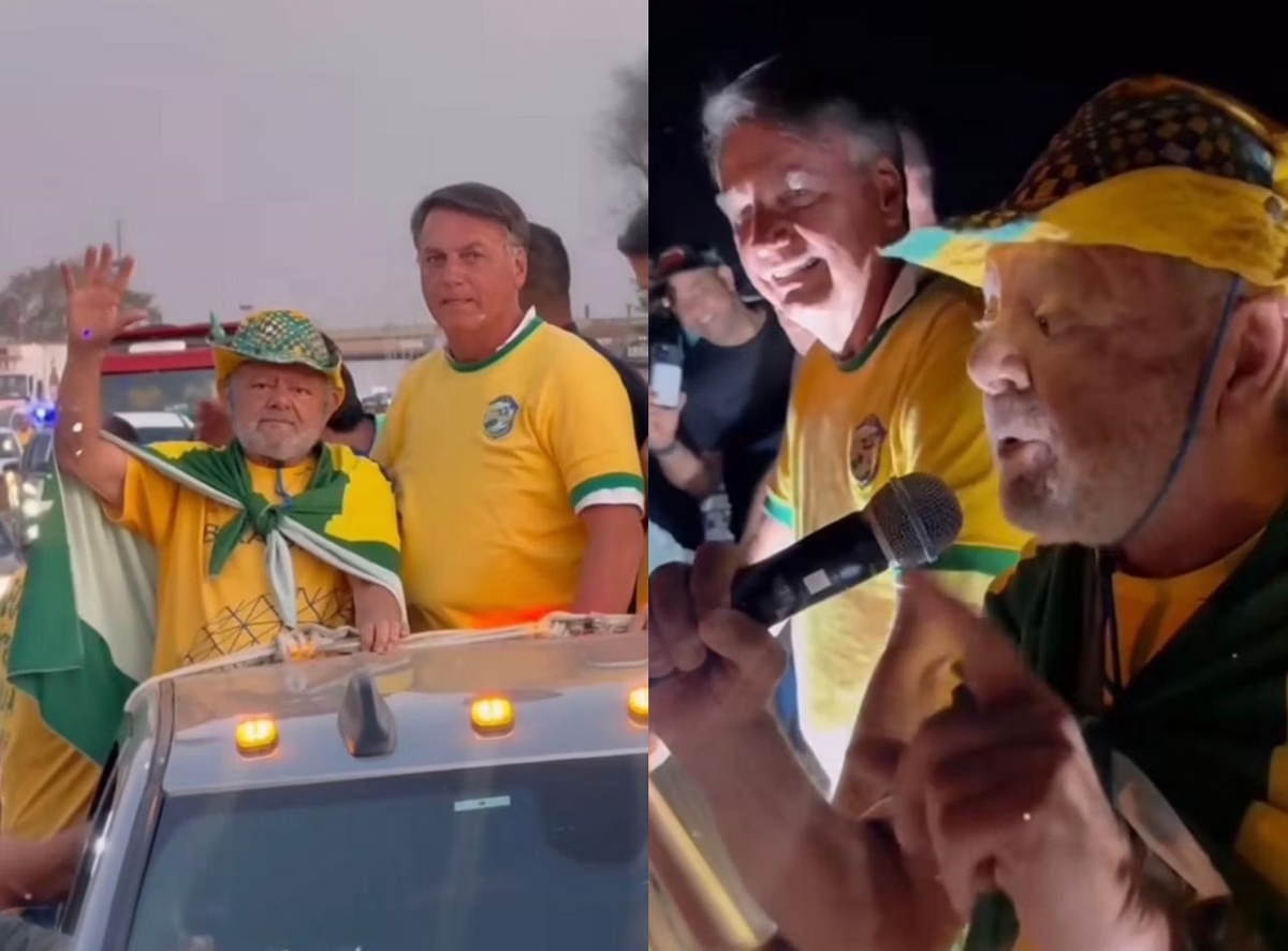 Bolsonaro participa de carreata ao lado de sósia de Lula e gera repercussão em Jaboticabal
