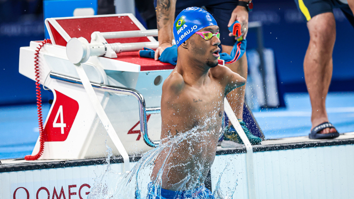 Gabriel Araújo conquista o primeiro ouro do Brasil nas Paralimpíadas de Paris 2024; VEJA VÍDEO
