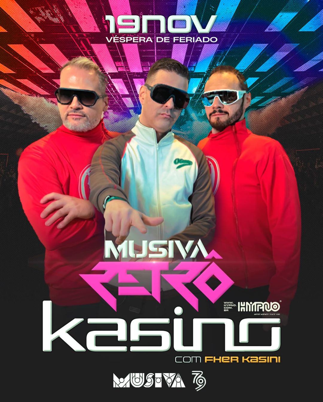 Musiva Retrô: KASINO e Fher Kasini garantem show nostálgico em Cuiabá; SAIBA DETALHES