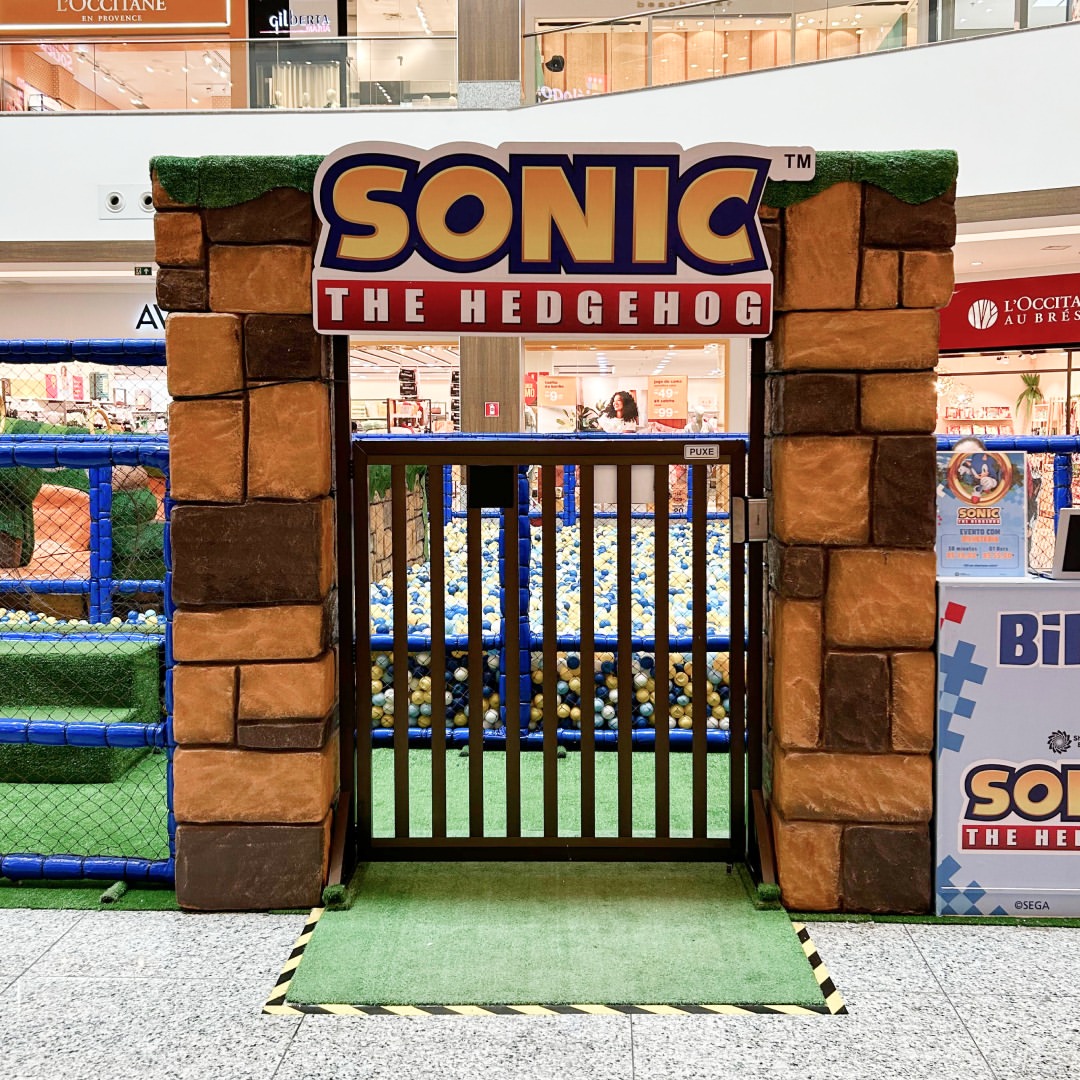 Sonic desembarcou no Shopping Estação com atrações imperdíveis; VEJA VÍDEO
