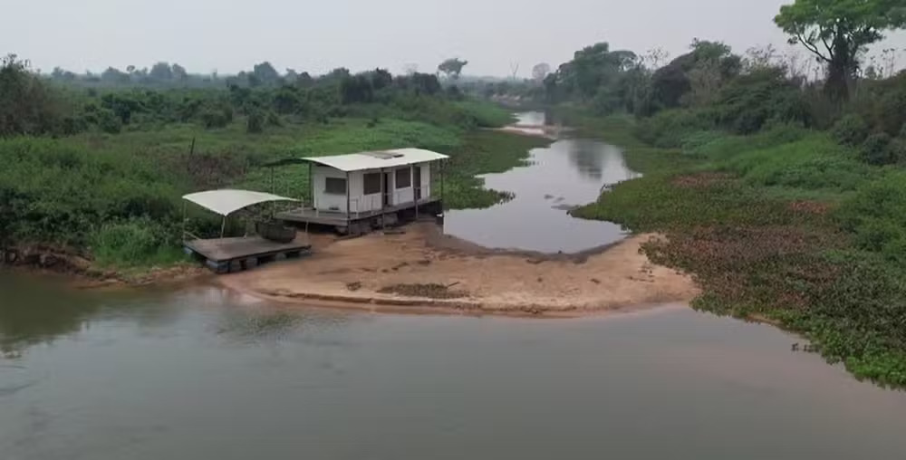 Nível do Rio Paraguai quebra novo recorde de seca e fica mais de um metro abaixo da média em MT