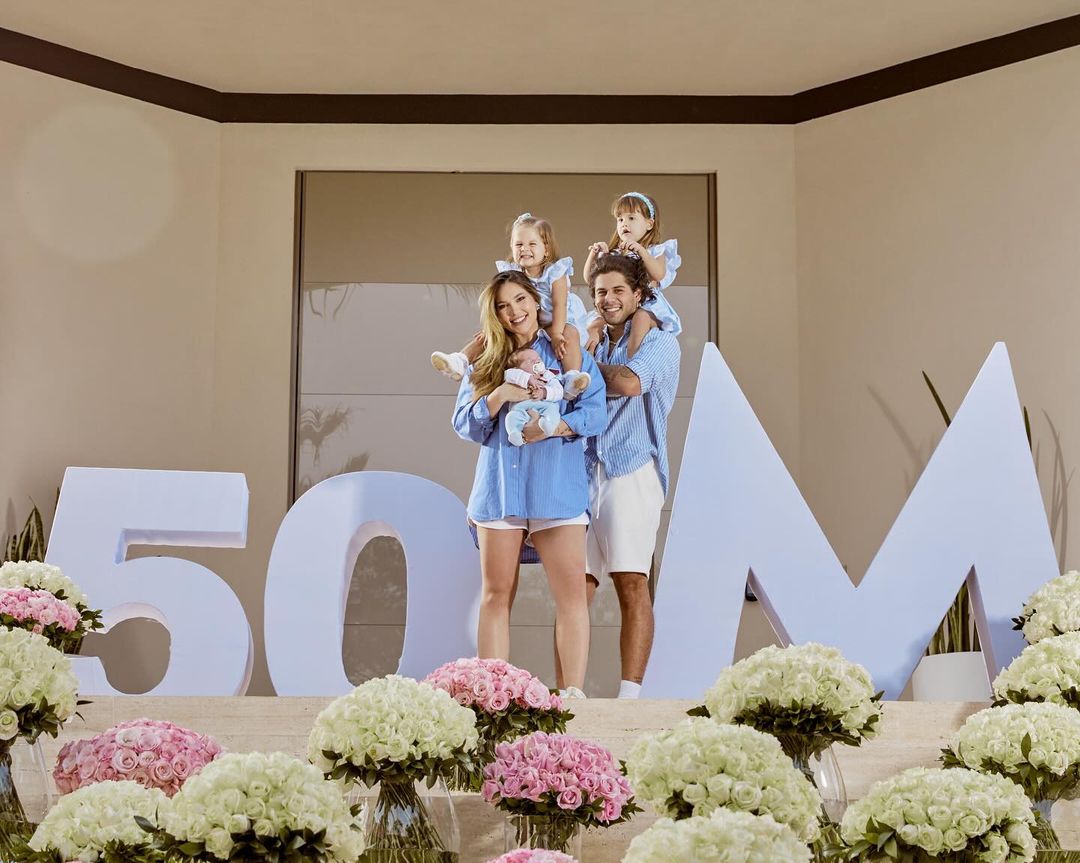 Virginia Fonseca celebra 50 milhões no Instagram com a família; VEJA FOTOS