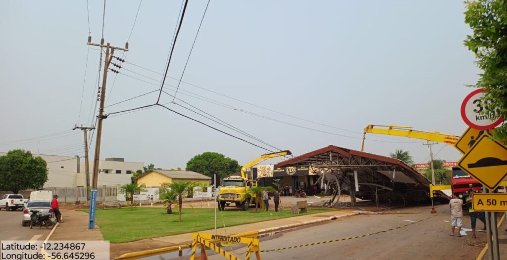 Temporal provoca estragos em Itanhangá e deixa moradores sem energia elétrica por mais de 12 horas