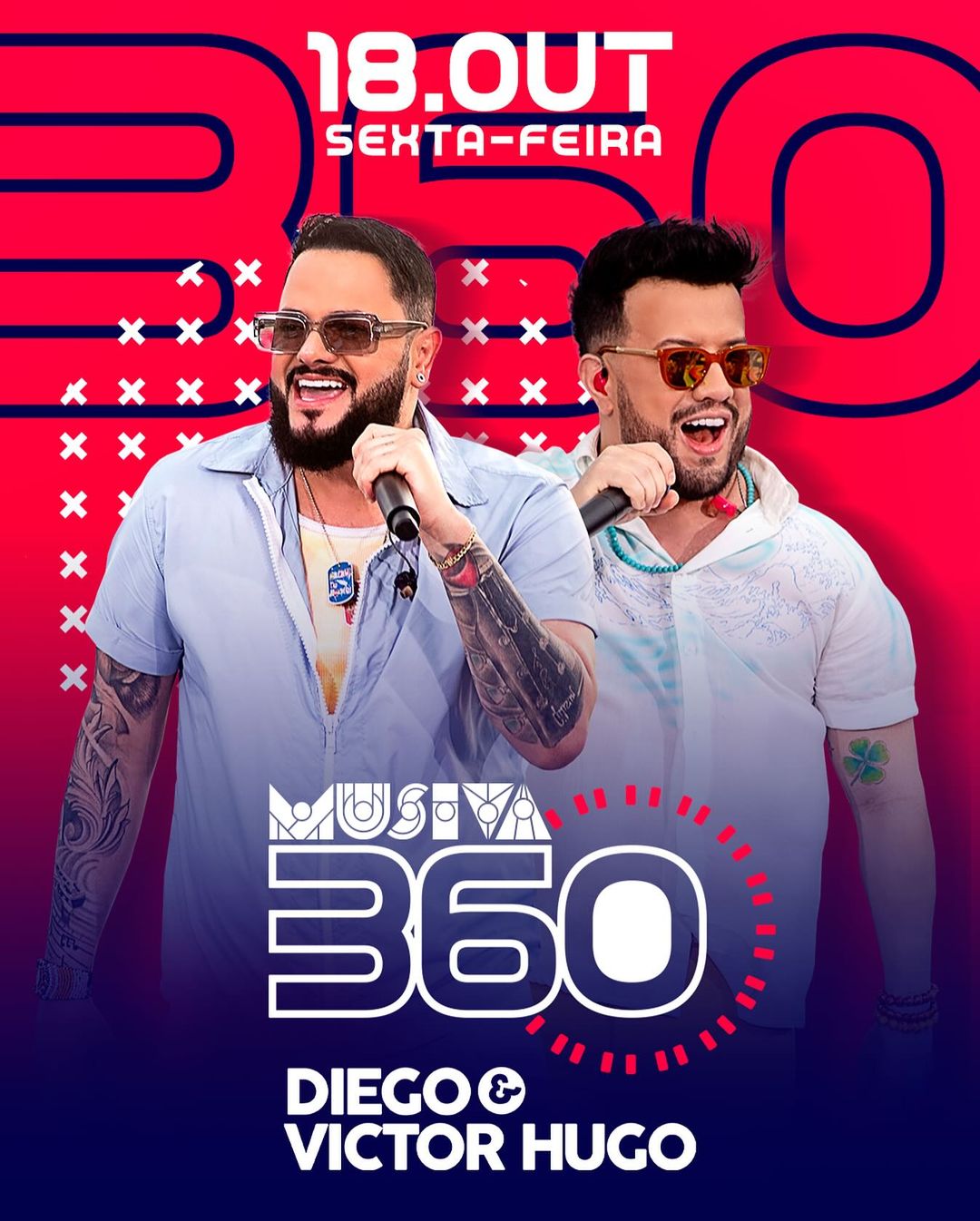 Diego & Victor Hugo ao vivo na MUSIVA 360; SAIBA TUDO