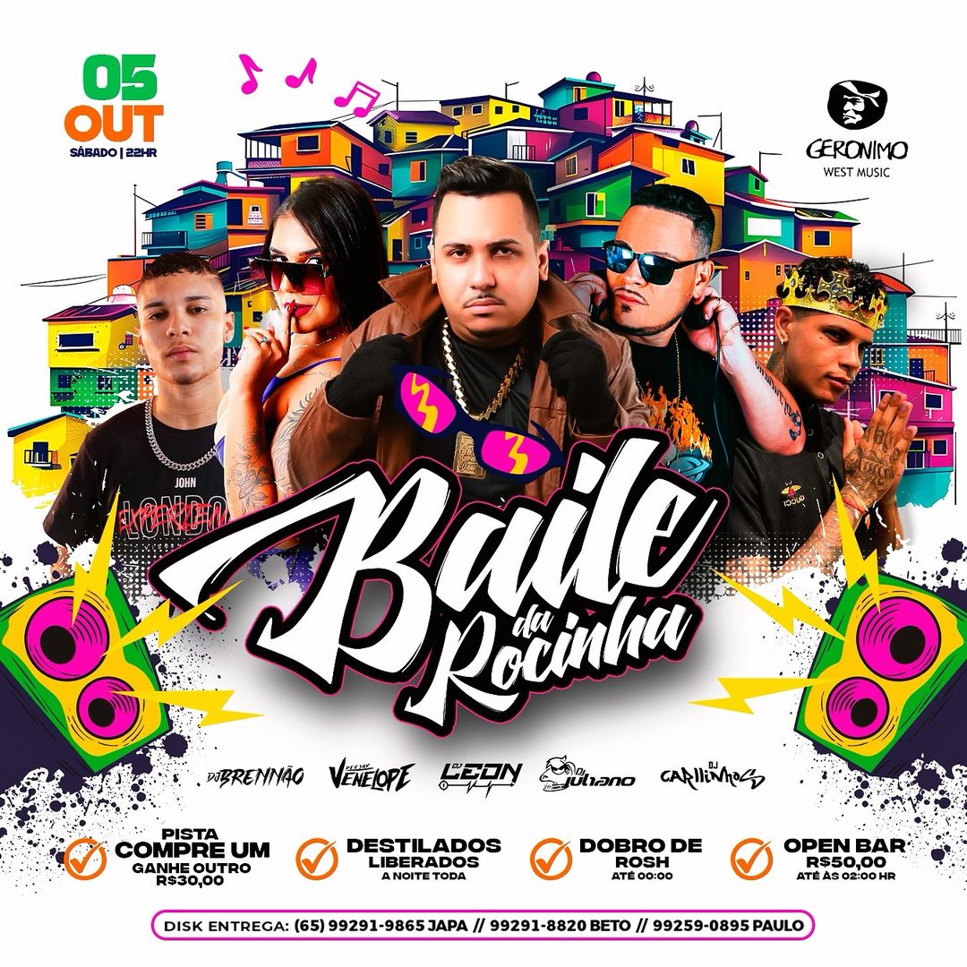 Baile da Rocinha no Geronimo West Music; SAIBA TUDO