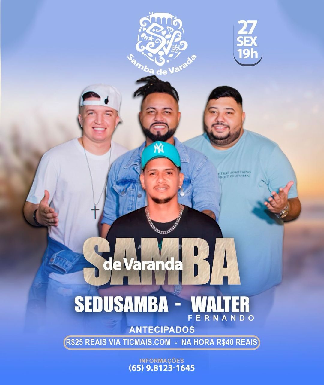 Sexta de samba no Samba de Varanda: Não perca a melhor noite da cidade; SAIBA TUDO