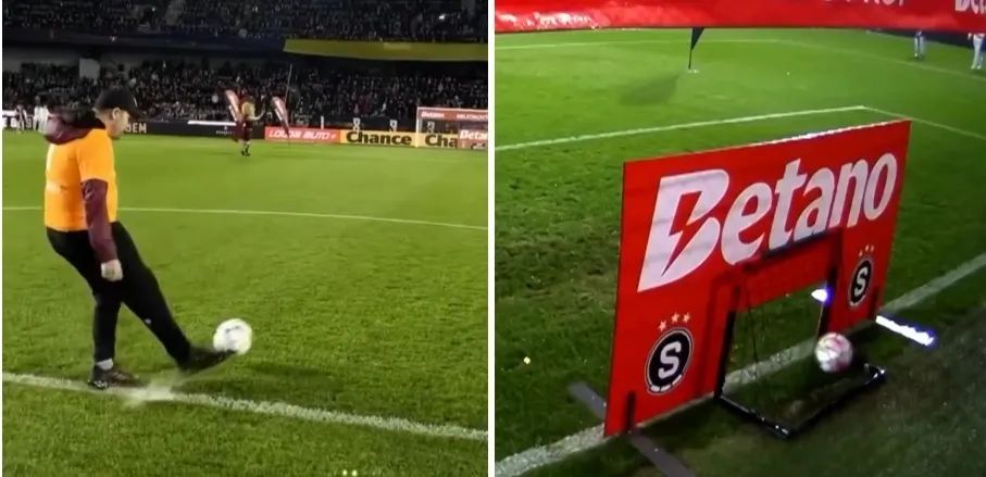 Torcedor ganha R$ 240 mil após marcar gol do meio de campo no intervalo de jogo