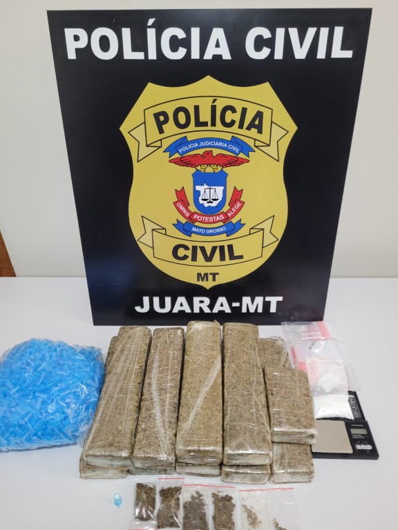 Operação Surpreende Criminosos e Apreende 8 Kg de Maconha