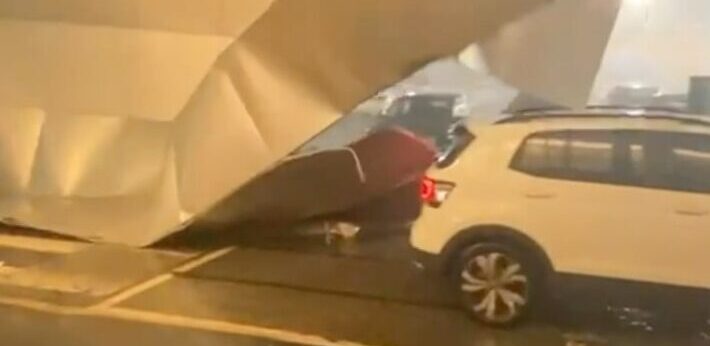 Tempestade em São Paulo provoca caos em shopping e causa apagões; VEJA VÍDEO