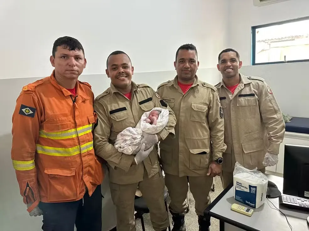Gestante em parto de risco é auxiliada por bombeiros que combatiam incêndio em zona rural de MT