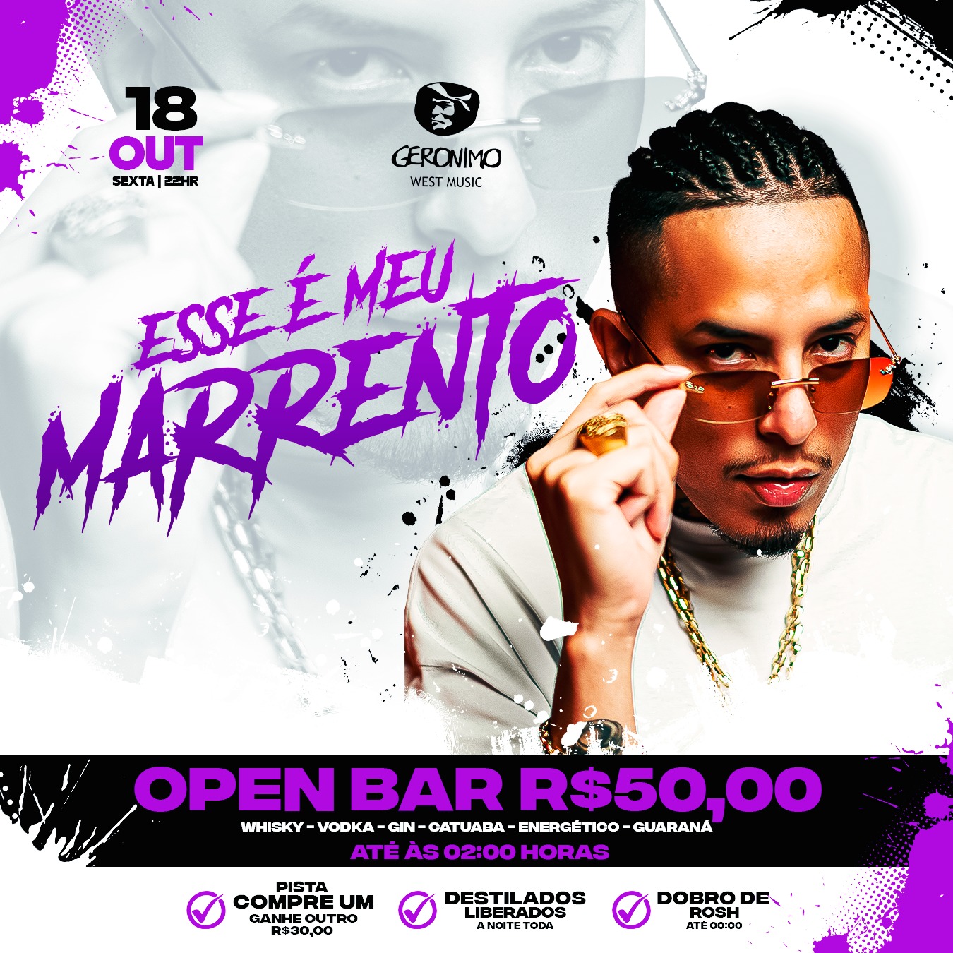 A sexta-feira mais marrenta do ano no Geronimo West Music está chegando; SAIBA TUDO