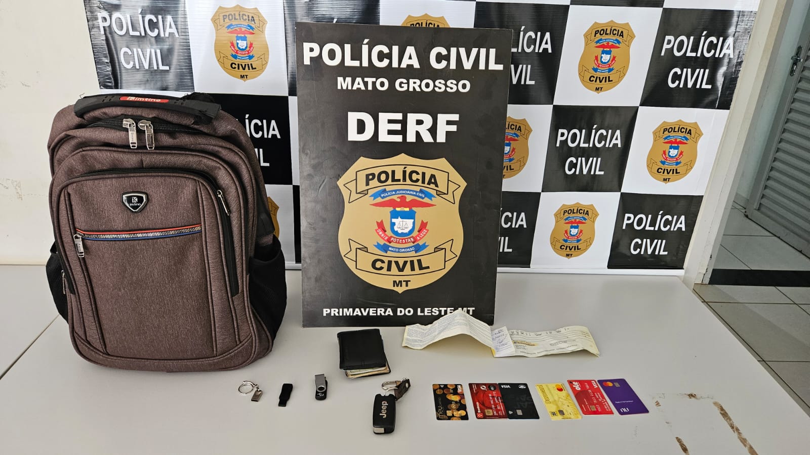 Polícia Civil prende em flagrante suspeito que furtou bagagem de passageiro em ônibus intermunicipal