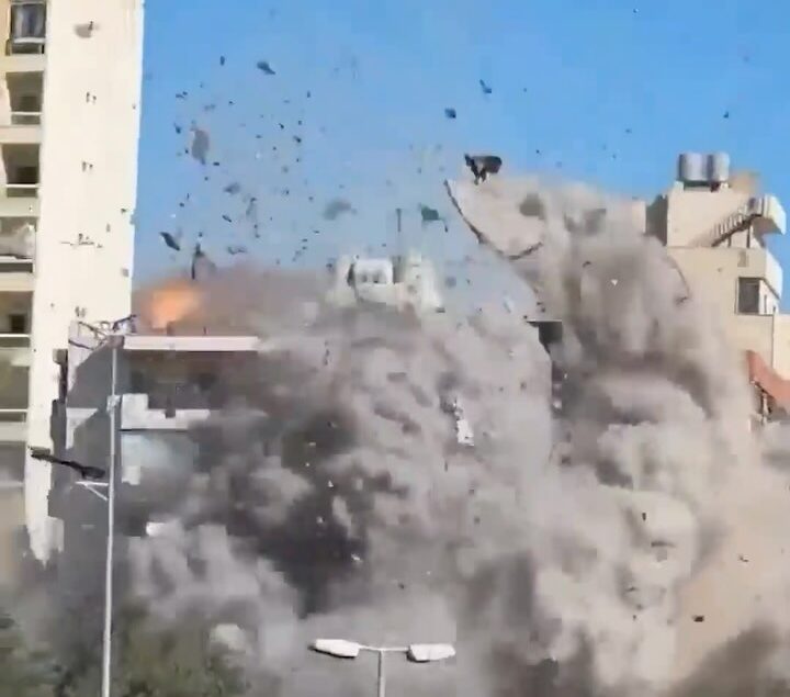 Ataque israelense derruba prédio residencial em Beirute; VEJA VÍDEO