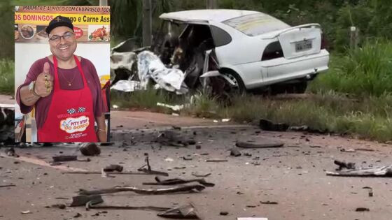 Choque Entre Carro e Carreta Mata Empresário