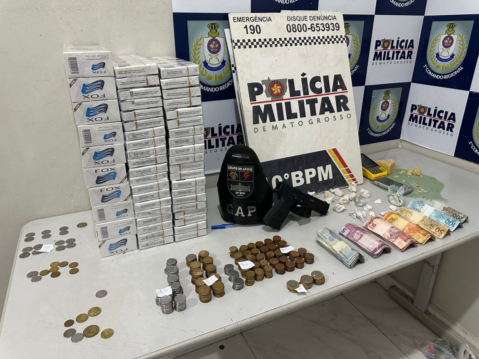 Polícia prende homem por agressão e contrabando no Bairro Alvorada