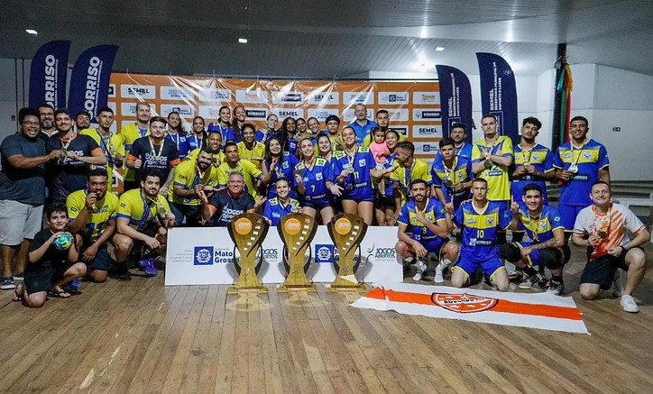 Sorriso domina futsal e handebol nos Jogos Abertos Mato-grossenses 2024