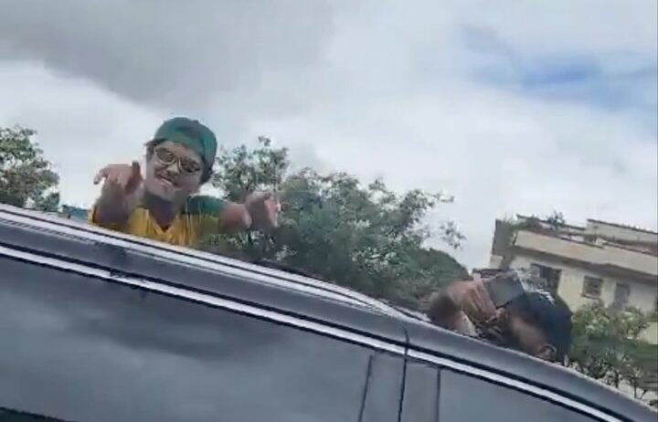 Bruno Mars para o trânsito em BH com aparição inesperada; VEJA VÍDEO
