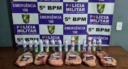 Invasor é preso por roubar carne e desodorante de supermercado