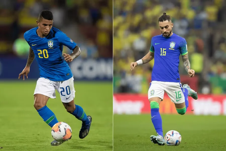 Dodô e Alex Telles
