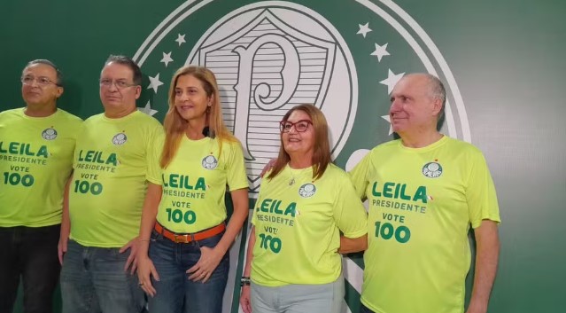 Leila reeleita presidente do Palmeiras