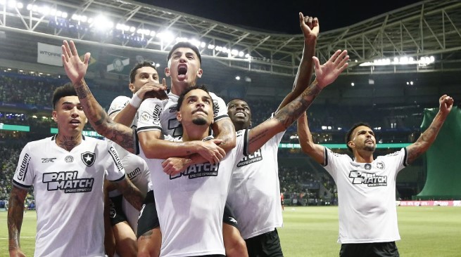 Botafogo consegue importante vitória contra o Palmeiras pelo Brasileirão