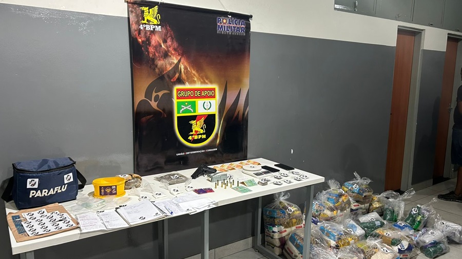 Polícia Militar apreende cestas básicas distribuídas por facção criminosa em Várzea Grande