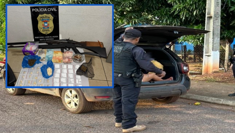 Operação contra o tráfico prende seis pessoas, apreende drogas e armas