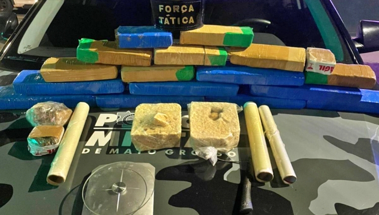Força Tática Apreende Drogas em Barra do Garças