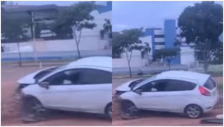 Motorista Embriagado Colide com Canteiro de Obras do BRT