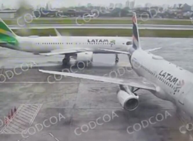 Aviões colidem no aeroporto de Congonhas antes de decolar, o que realmente aconteceu?; VEJA VÍDEO