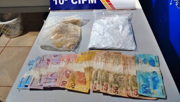 Trio é preso pela PM suspeito por associação criminosa e tráfico de drogas