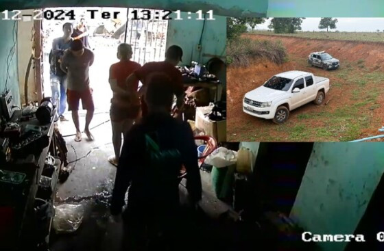 Bando rende funcionários de ferro-velho e rouba Amarok e celulares