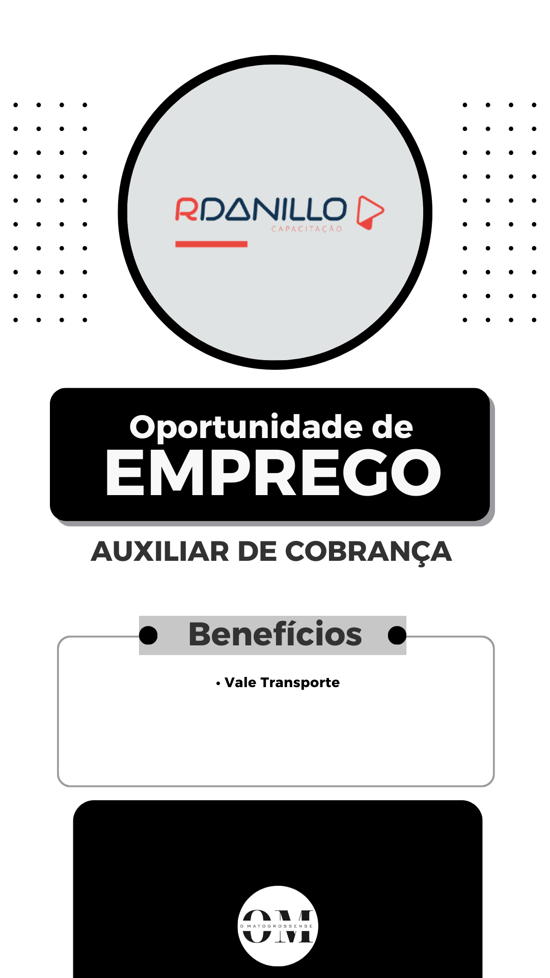 auxiliar de cobrança